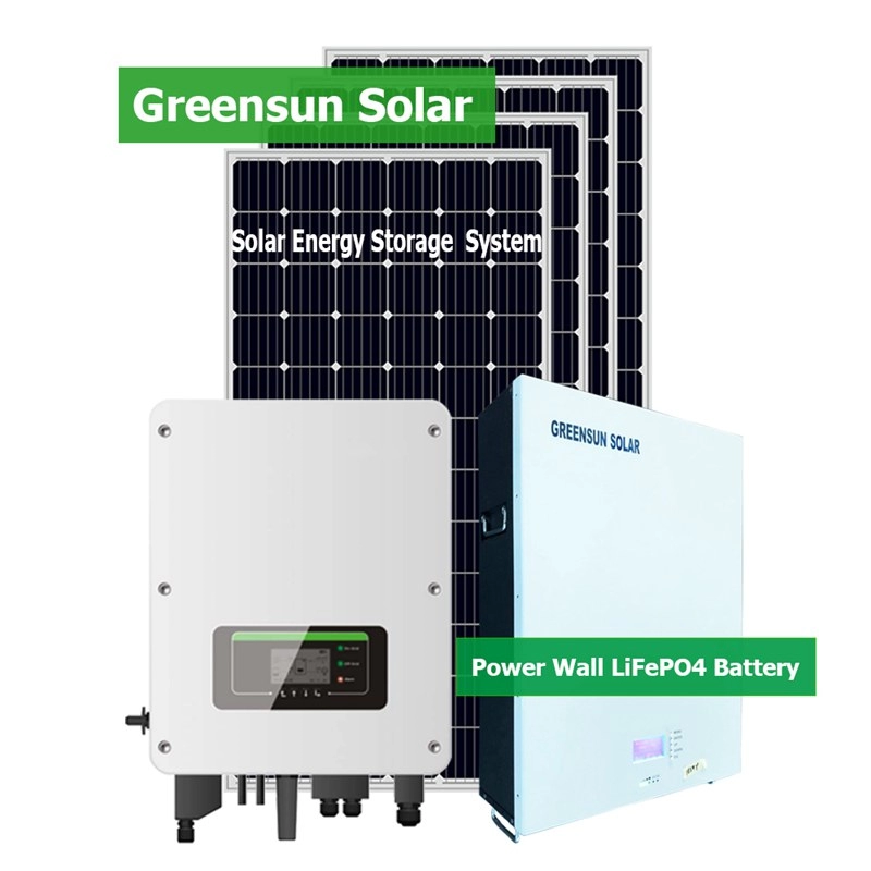 10KW Solar Panel Hybrid Home Solar System 12KW 15KW Storage Battery Systems