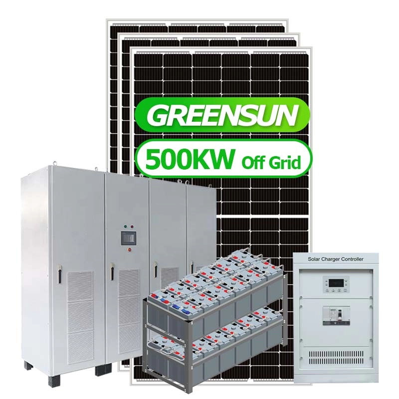 Off Grid Solar Power System 500 KW Solar Project 200KW 300KW 500KW Commercial Solar System