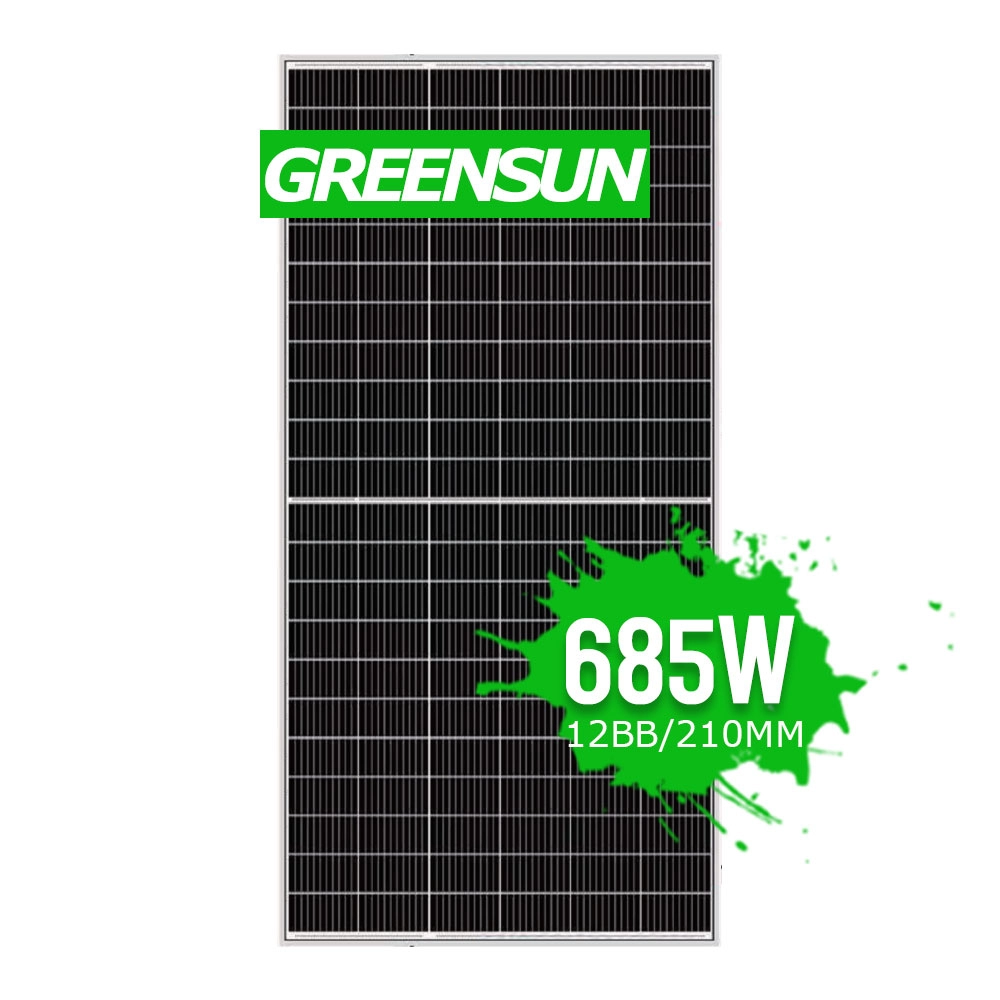 Large Solar Panels Mono 650W 660W 680W 685W Half Cut 132Cells Monocrystalline PV
