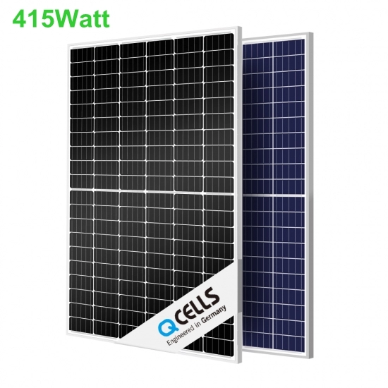 Hanwha Qcells Q Cells Pv Qcell G10 410W 415W Mono Cell 415W Solar Panels Q-Cells Power 415 Watt Module