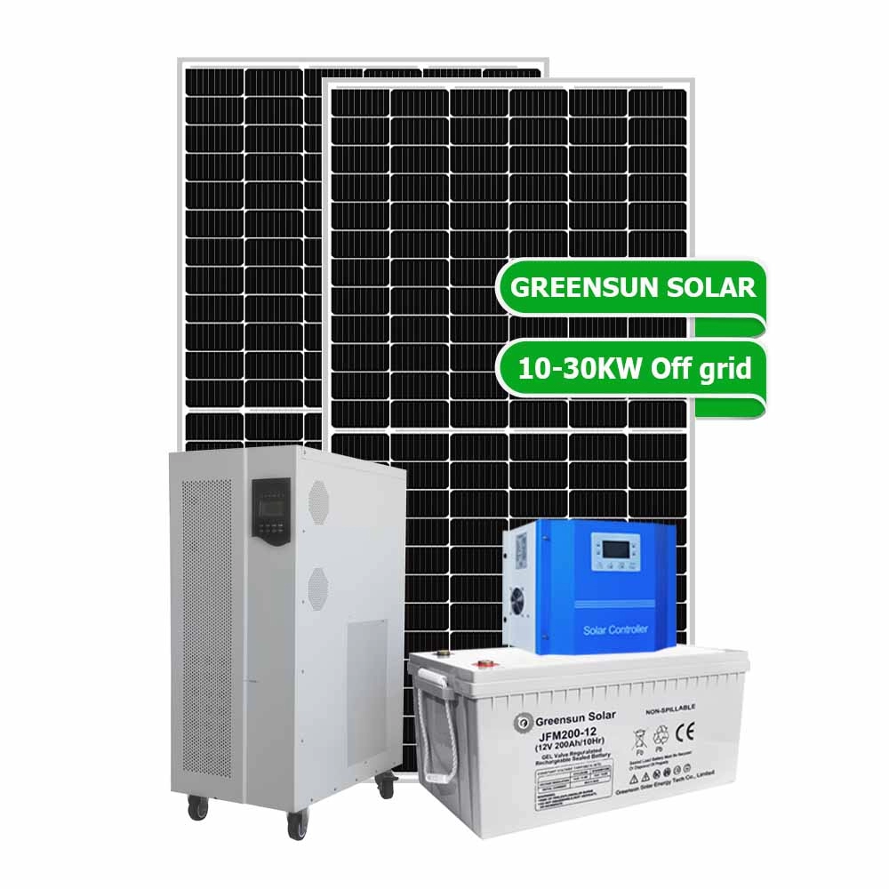 Home Power Off Grid 12KW 15KW 20KW 30KW Energy Storage Solar Energy Systems with Battery