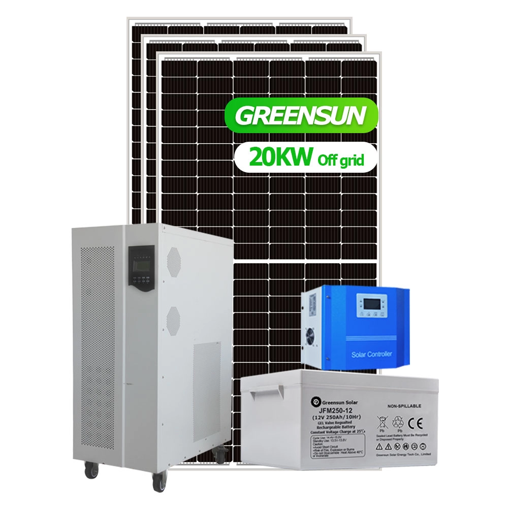 Three phase Off grid solar power system 20kw with battery storage