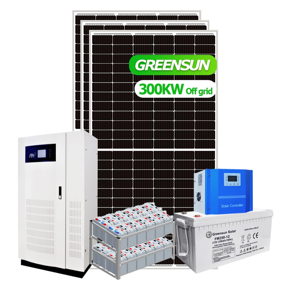Solar PV System 100KW 120KW 150KW Off Grid System with 100kwh Batteries