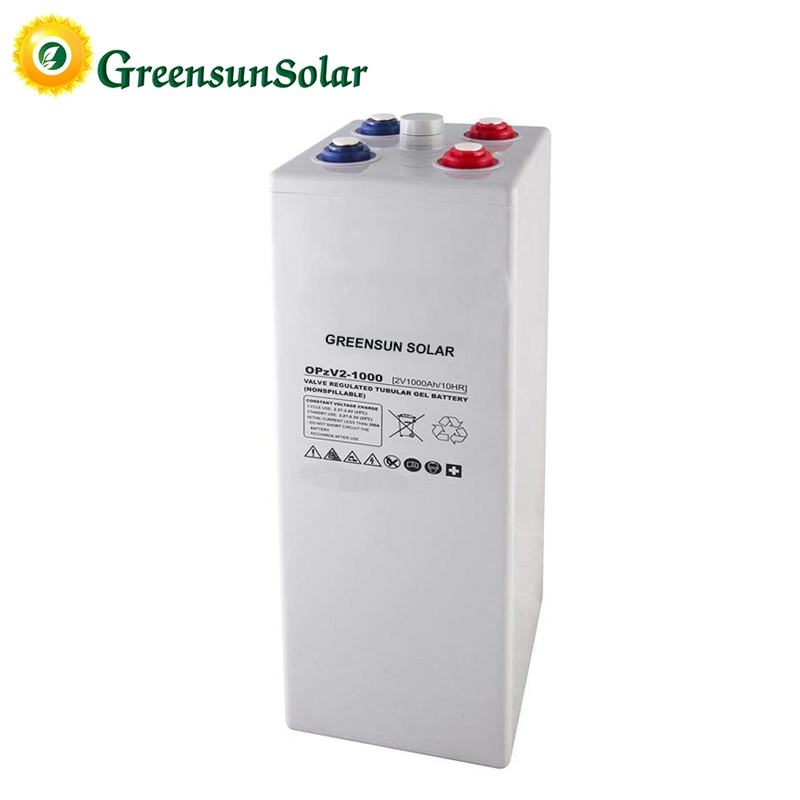 Rechargeable GEL 2V 200ah 400ah 800ah 1000AH 3000ah opzv battery for solar enegy storage