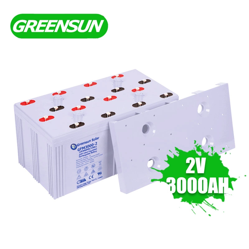 Valve Regulated Lead-acid battery Vrla AGM GEL Battery 2V 1000Ah 1500Ah 2000Ah 3000Ah for UPS Solar Telecom