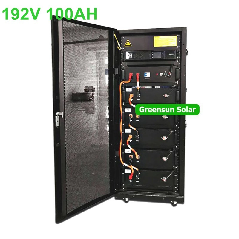 96V 192V 240V 360V 384V Lithium Ion Battery Solution 100AH 150AH 200AH 300AH 400AH 500AH with Cabinet
