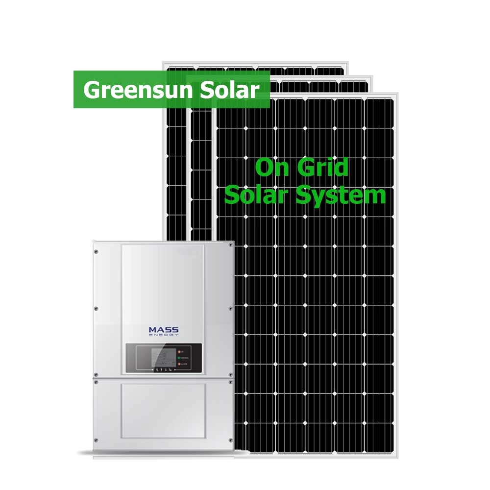 On Grid 12KW 15KW 20KW Home Solar Power Systems Grid Tied Solar Energy System 10KW