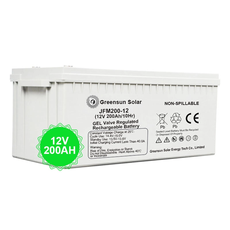 Maintenance Free Storage Battery 12v 200ah 300ah Gel Deep Cycle Price