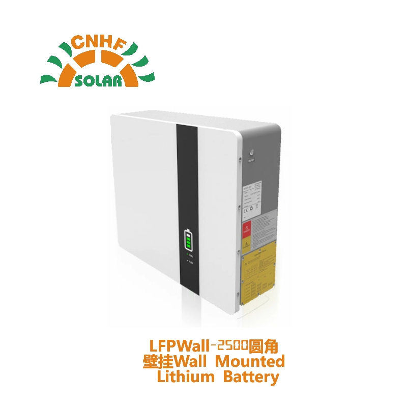 Wall Mounted 48V 2500Ah 2.5kWh Lithium Ion Battery For Home Use