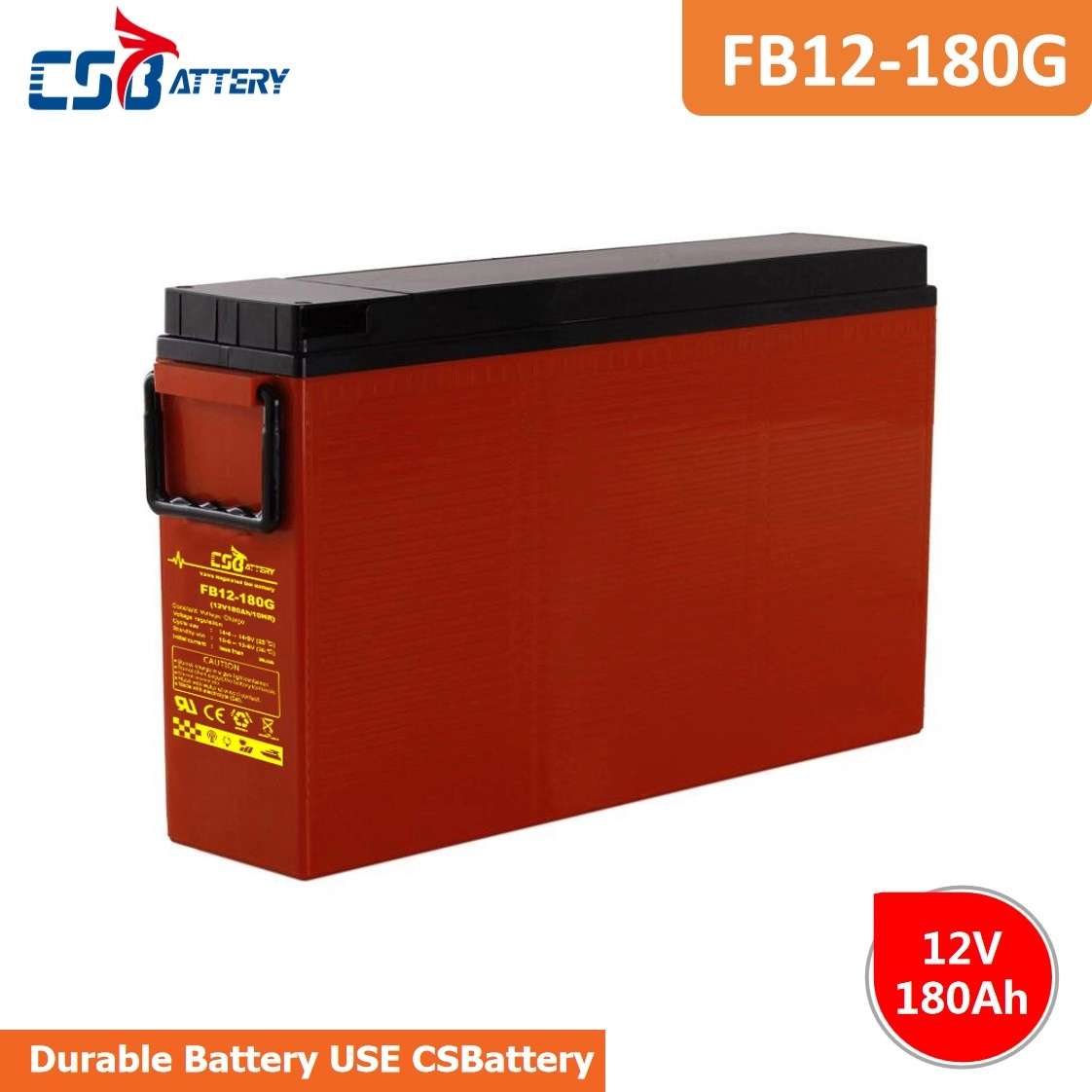 FB12-180G 12V 180AH Front Terminal Slim GEL Batteries