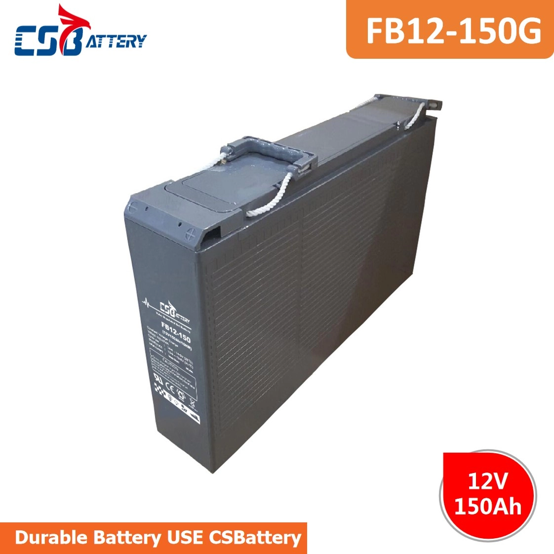 FB12-150G 12V 150AH Front Terminal Slim GEL Batteries