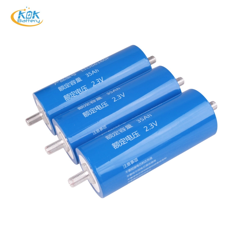 6 minutes fast charge Lithium titanate battery 2.4V 35AH LTO for energy storage boat camper