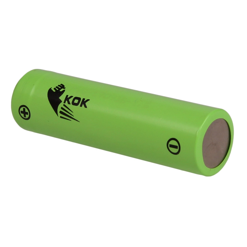 KOK POWER High Discharge 3C 18650 Li ion Battery Cell 2600mah 3.7v Rechargeable Battery