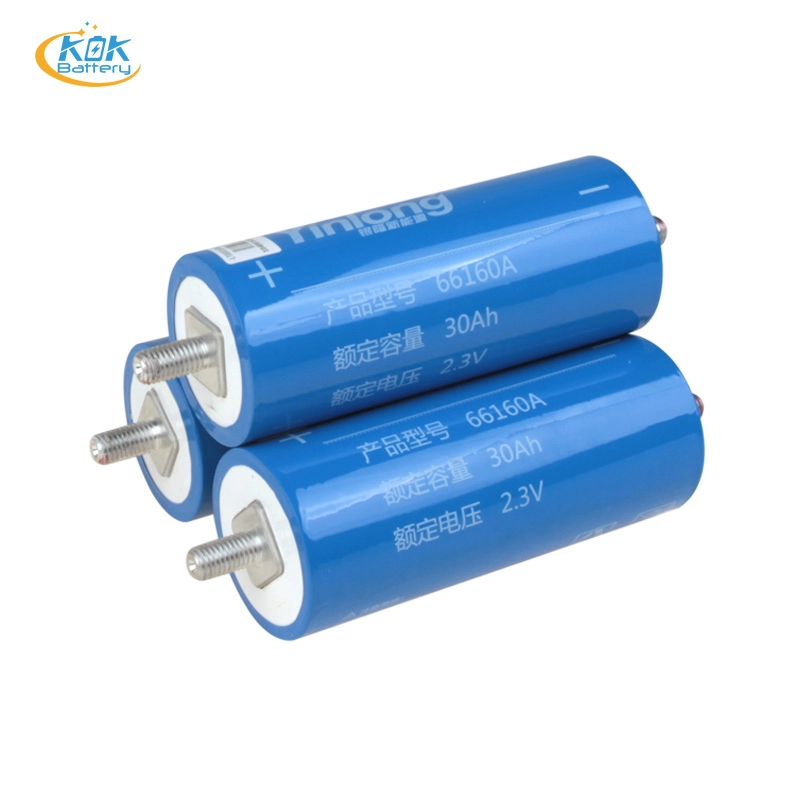 New LTO battery 2.3 v30AH LTO 66160A lithium titanate battery 66160 2.3v30ah lto