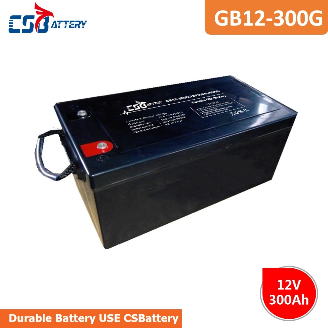 GB12-300G 12V 300Ah Durable Long Life Gel Battery