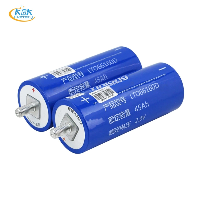 Yinlong 66160D 2.3v 45Ah LTO cell solar pv battery storage lithium titanate battery
