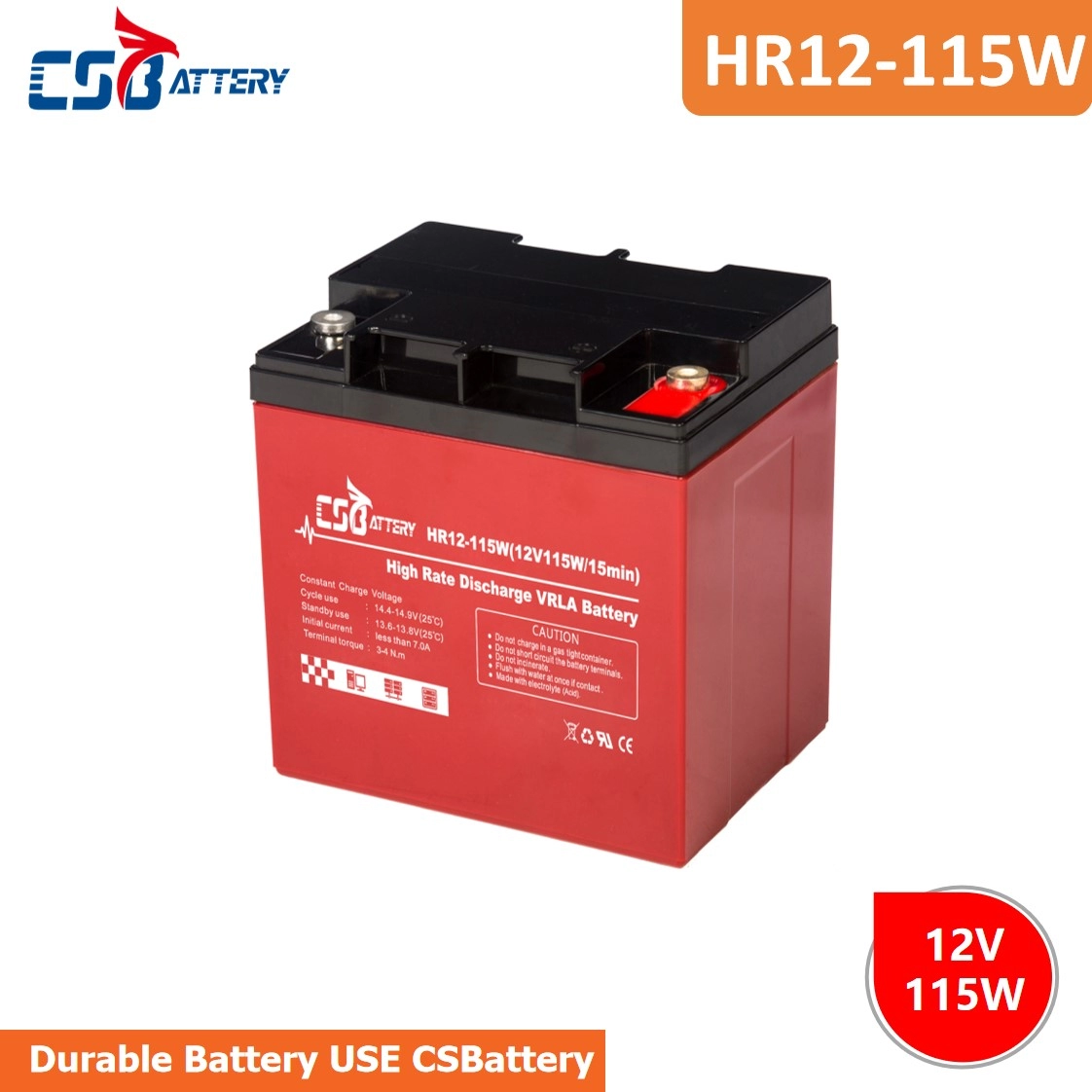 HR12-900W High Discharge Rate Battery