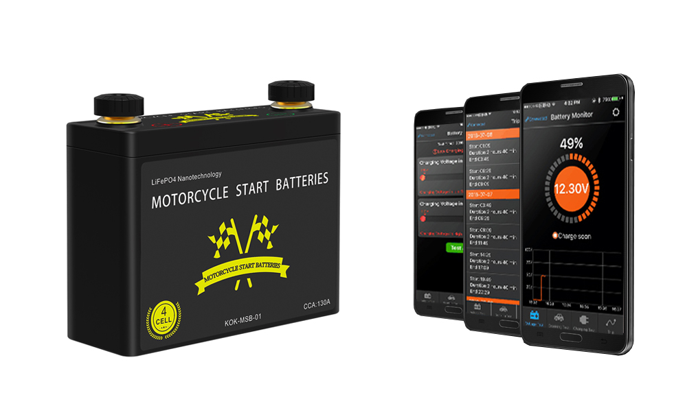 smart lithium motorcycle batteries