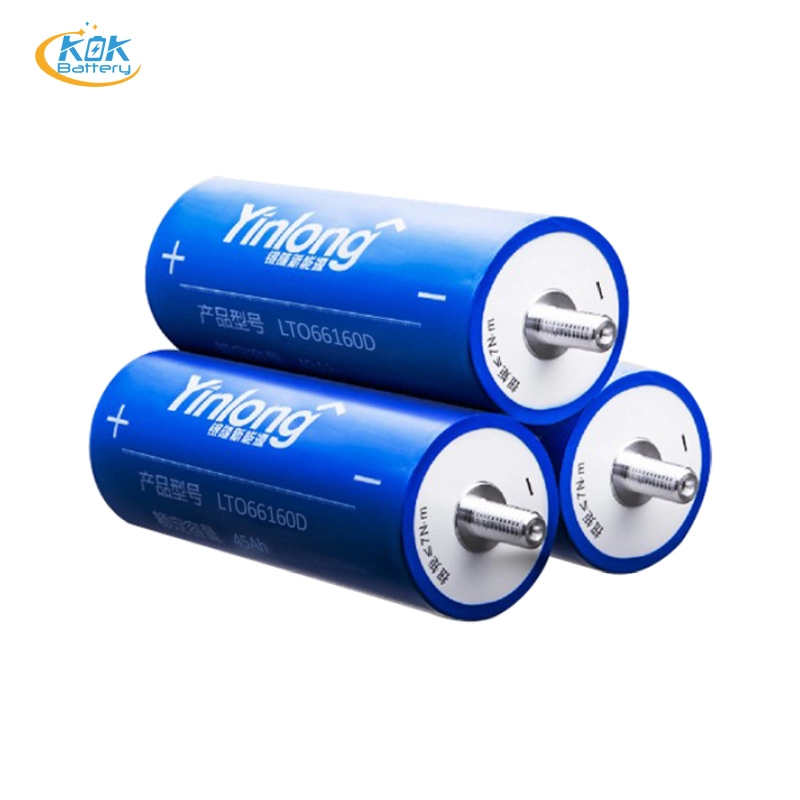 New yinlong 66160 LTO battery LTO 66160D lithium titanate battery 66160 2.3v 45ah lto