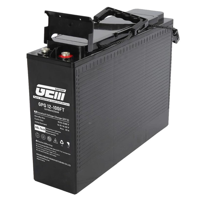 Industrial gel 12V battery for renewable power reserve