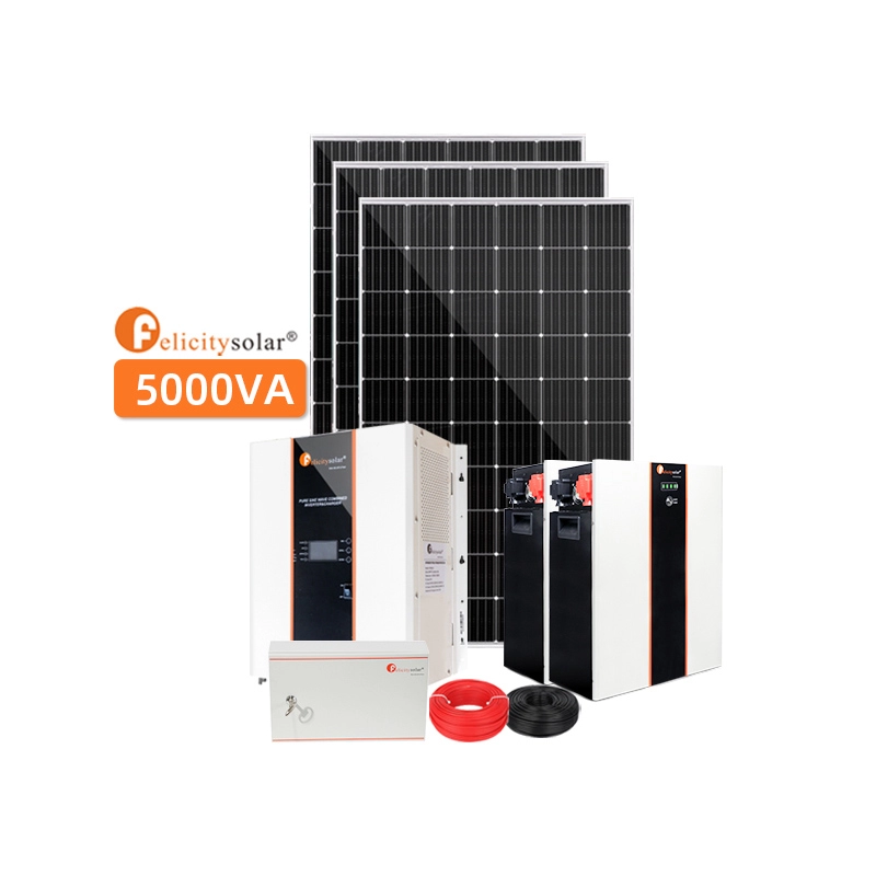 5kw 48V off grid solar pv system electric renewable energy kits for home price