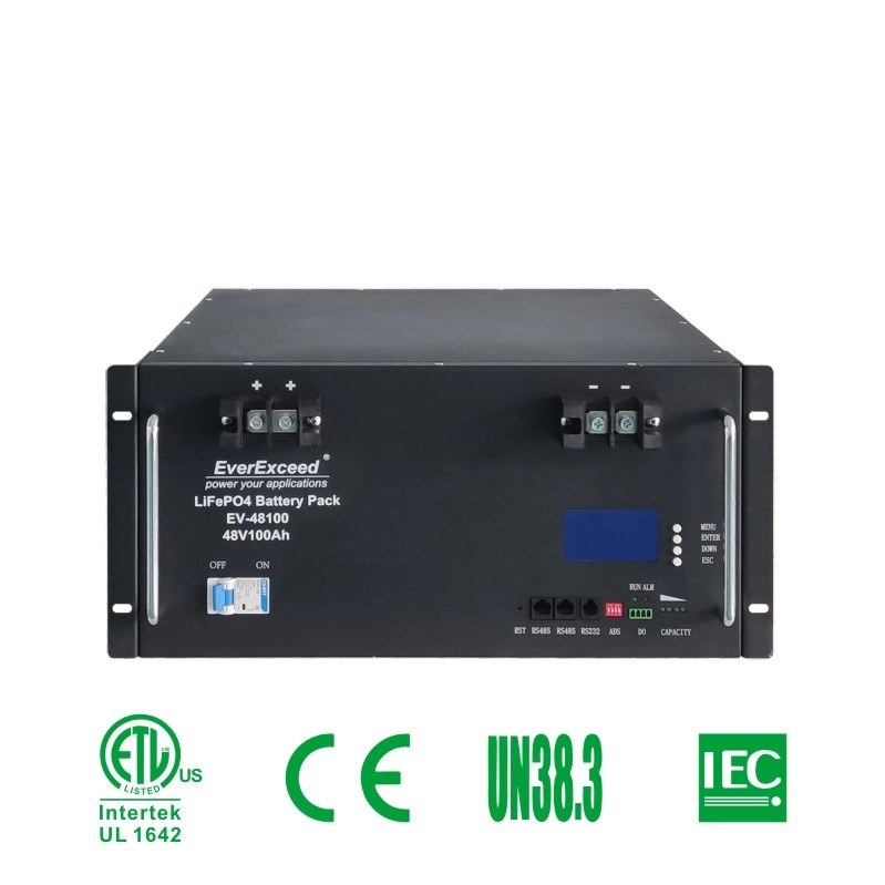 UL Approval 48V100ah LiFePO4 Battery for Telecom backup power