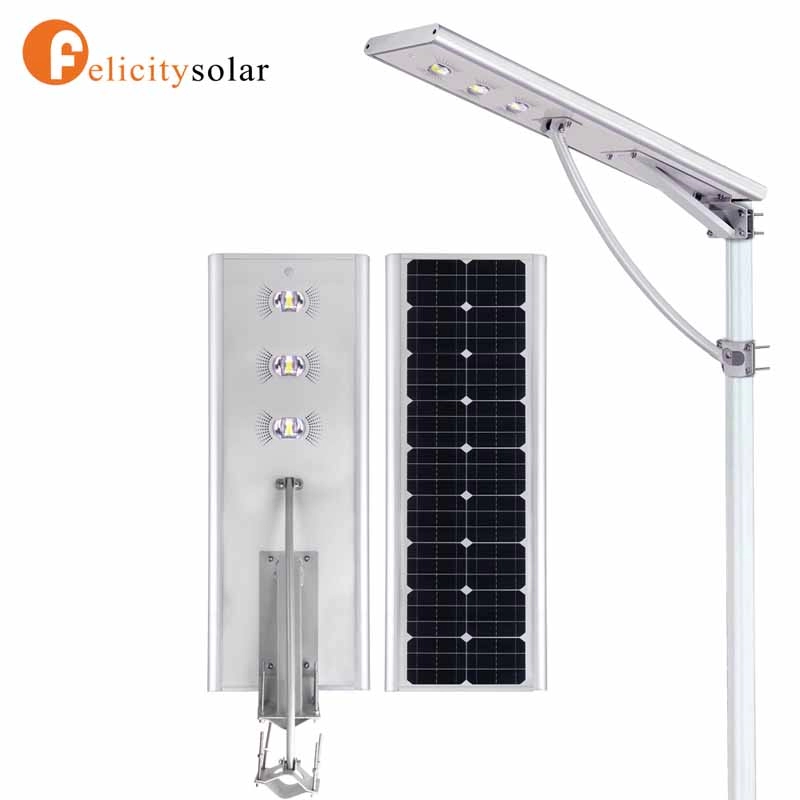 All In One Solar Street Light System LED Lamp 30w