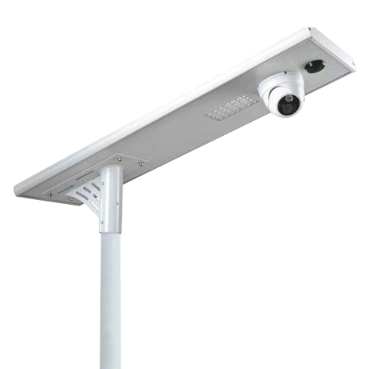Integrated Solar Street Light System with CCTV Camera