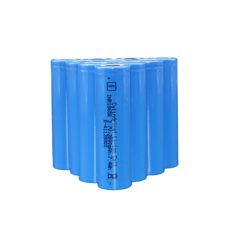 BIS Approved 18650 Cylindrical Rechargeable Cells 3.7V 2000mAh 2Ah Lithium ion Battery