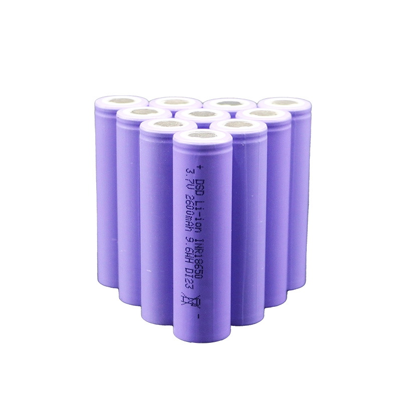 Rechargeable Lithium ion Battery Cell 3.7V 18650 Battery 2600mAh 2500mAh 3C