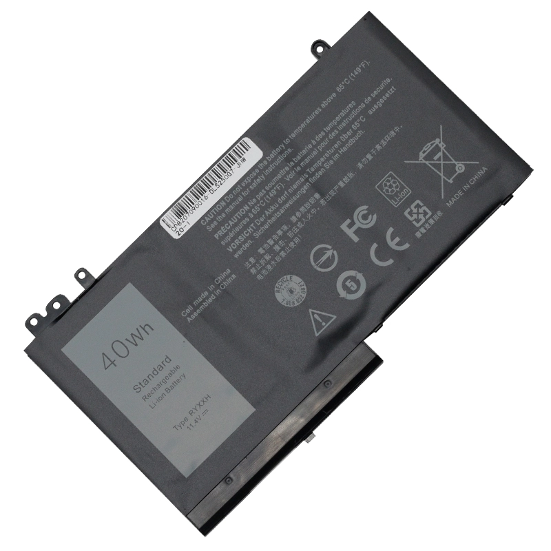 Laptop Battery 11.4V 40WH RYXXH For Dell Latitude12 5000 E5250 3Cell Li-Polymer Battery