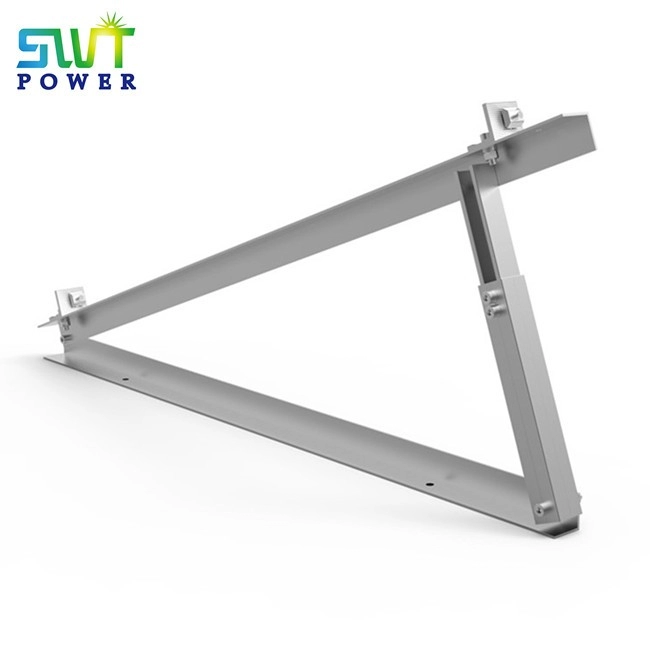 Adjustable Triangle Solar Racking System Flat Roof Mounting Structure Solar Mounting Brackets