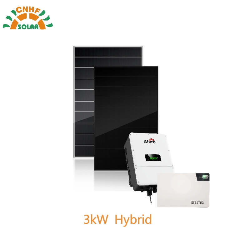 Offgrid 3KW Home Solar System 3KW 3000 Watt Off Grid Hybrid Solar Power System Single Phase