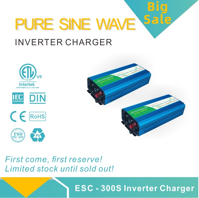 Global Promotional 300Watt Pure Sine Wave Inverter Charger for Power Supply