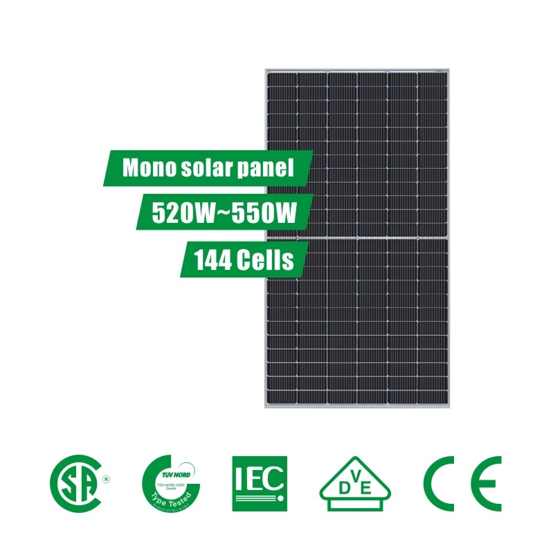 7 inch 144 cells(520~550W) PERC half-cut Solar Module