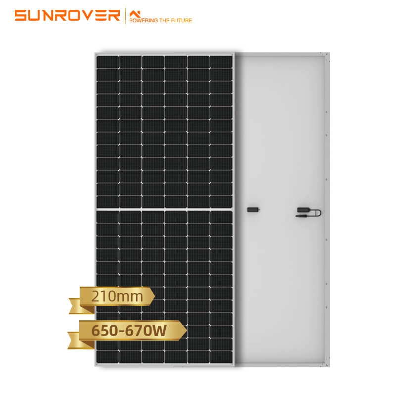 Solar panels mono 650W 655W 660W 665W 670W solar panel for home