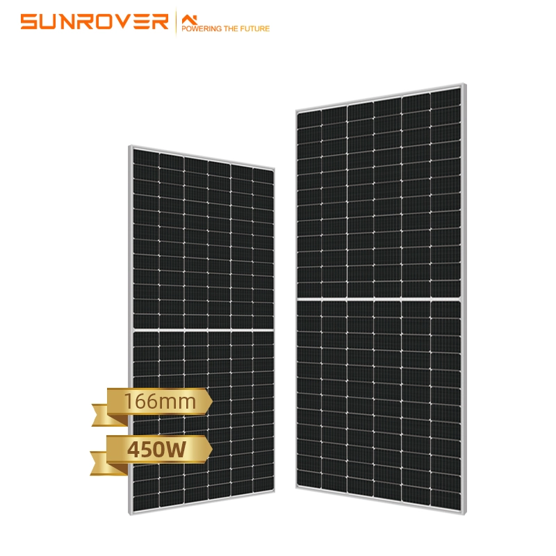 Stock 450w  half cell solar panel 440w 445w 450w 455w Perc for solar system