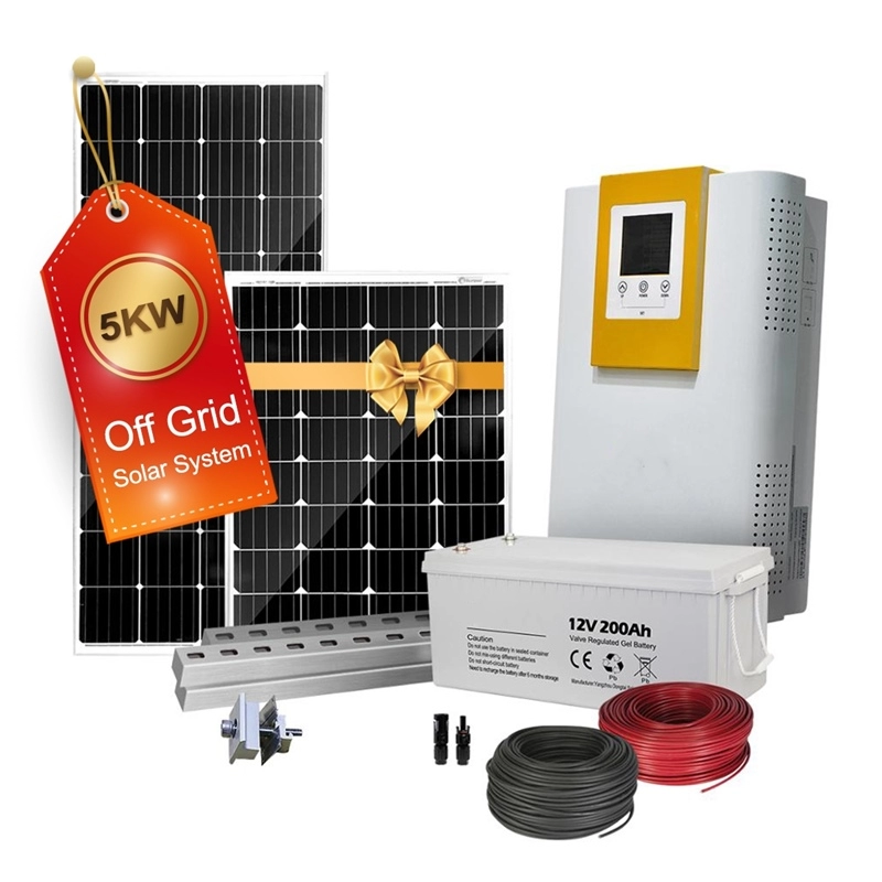 5kw Solar Panel System Off Grid Power Systems