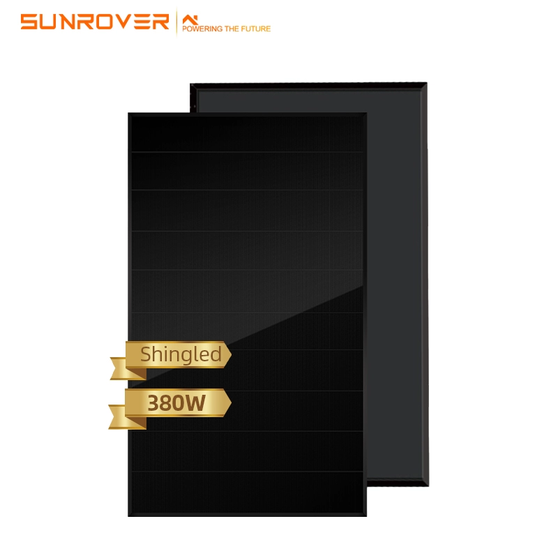 Teir 1  Supply PV Module Full Black 375w 380w 410W 415w Shingled Solar Panels