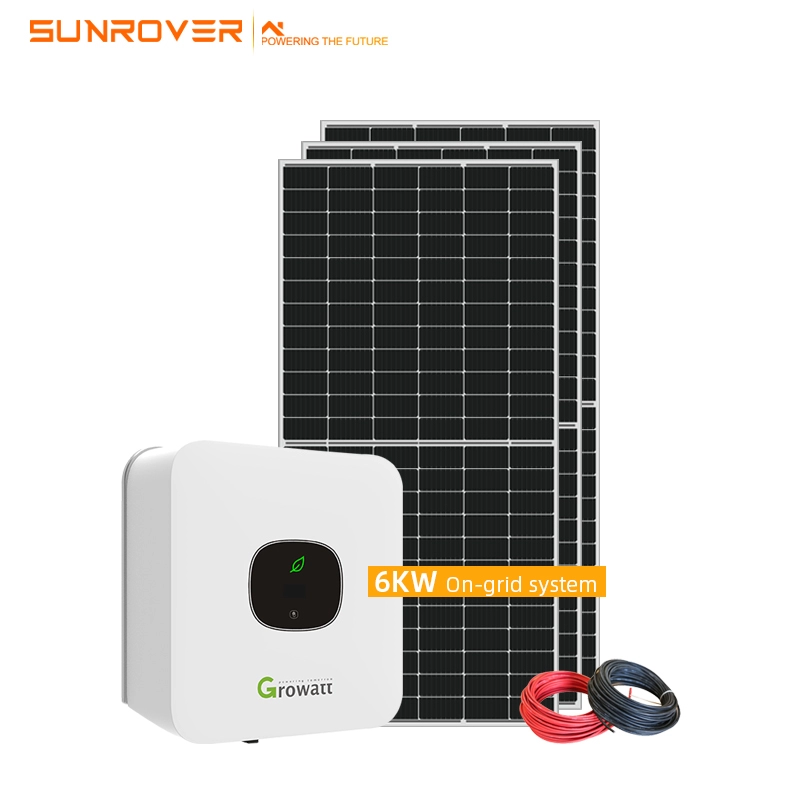 Factory Price 6KW Solar On Grid Panel System for Home