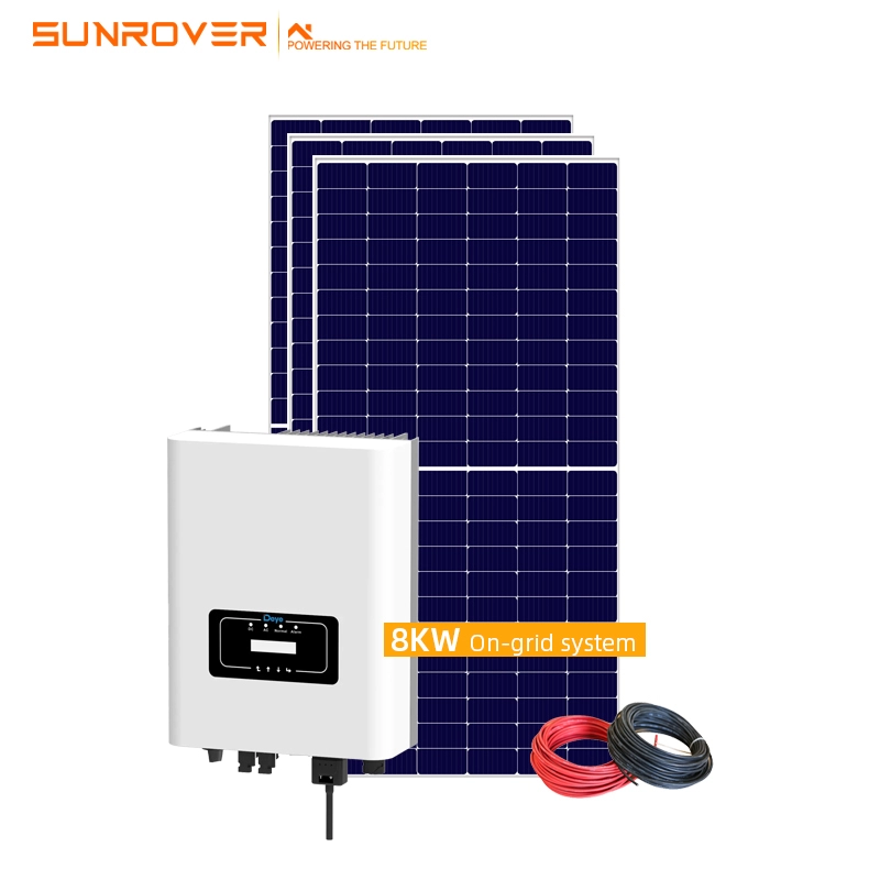 Customized All In One 8KW On Grid Hybride Solar System