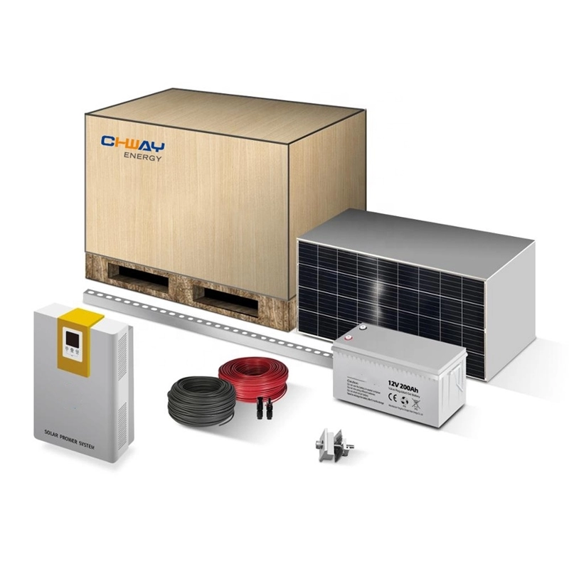 1kw 2kw 3kw Complete Off Grid Solar System Kit with Batteries