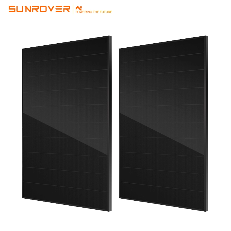 Teir 1  Supply PV Module Full Black 375w 380w 410W 415w Shingled Solar Panels