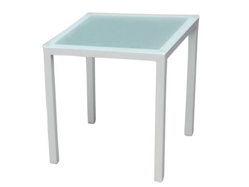 Metal Frame Textilene Swimming Pool Lounge With Table