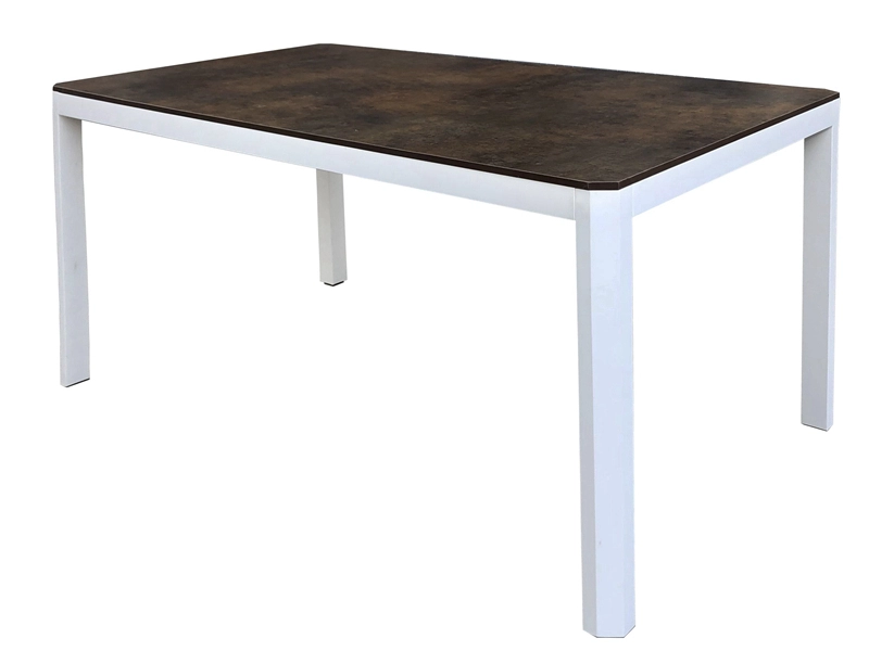 Save Space Aluminum Frame With HPL Top Dining Table