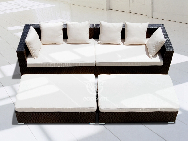 Outdoor Wicker Rattan Sectional Sofa Set