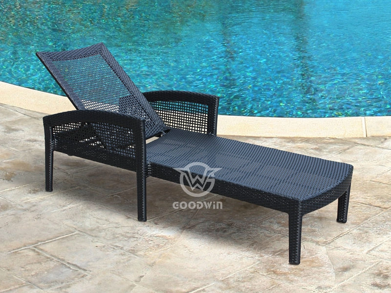 All Weather Outdoor Rattan Lounge Chair For Poolside
