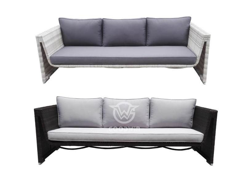 Outdoor Aluminum Frame Woven Rattan Sofa Set