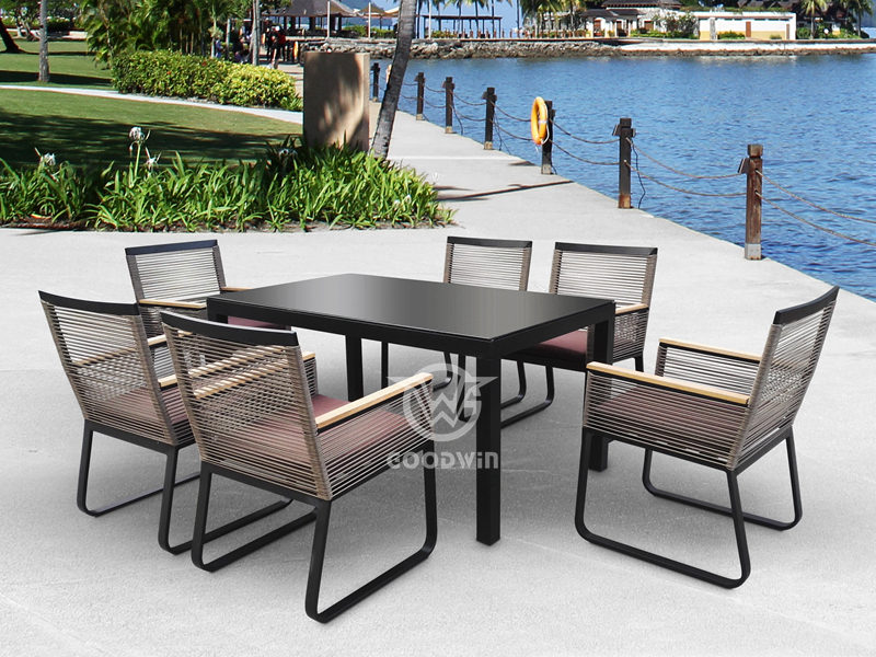 6-Seater Modern Design Outdoor Garden Dining Set
