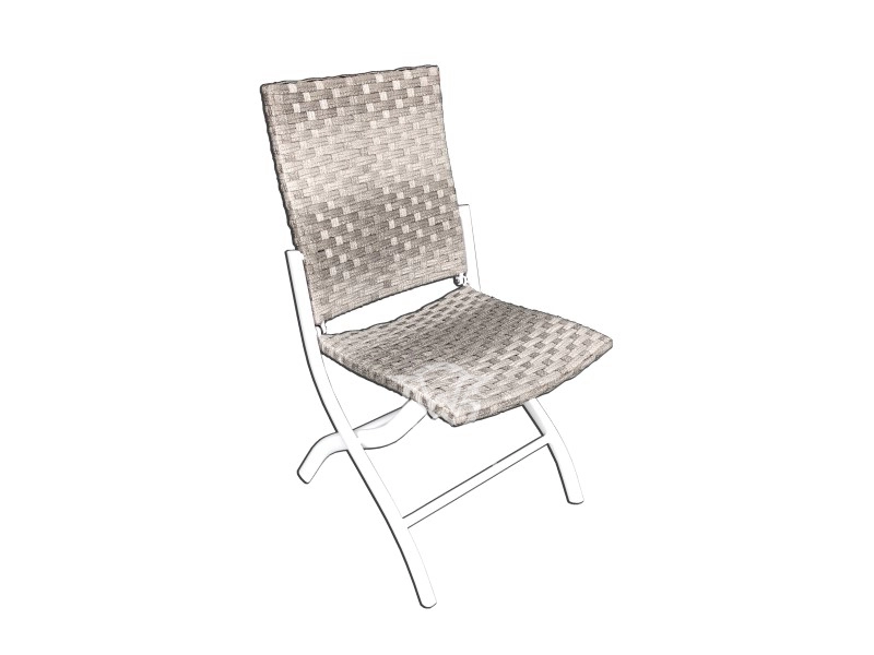 Outdoor Patio Rattan Furniture Folding Chair
